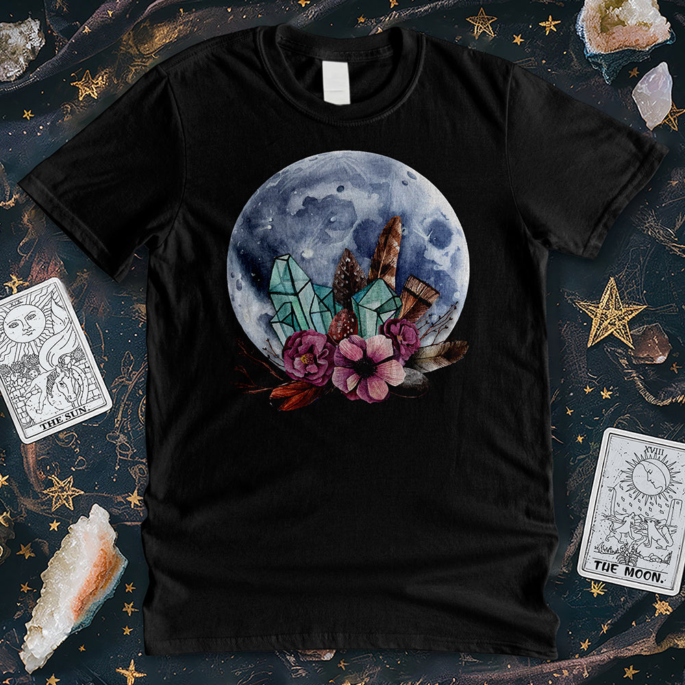 Crystal Flower Moon T-Shirt