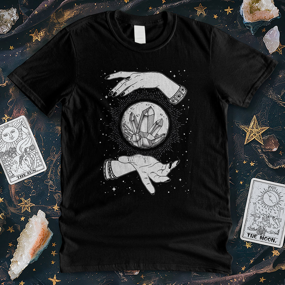 Crystal Moon with Hands T-Shirt