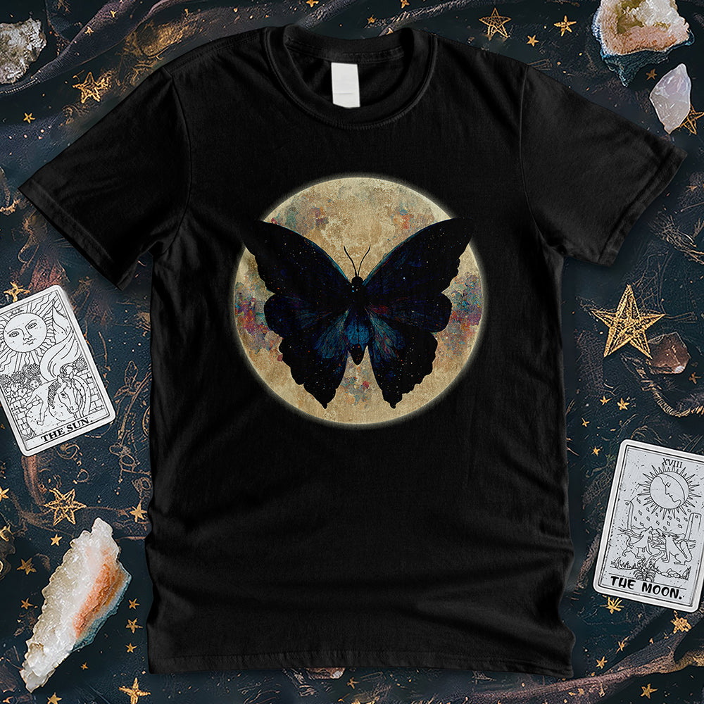 Butterfly Cosmic Moon T-Shirt