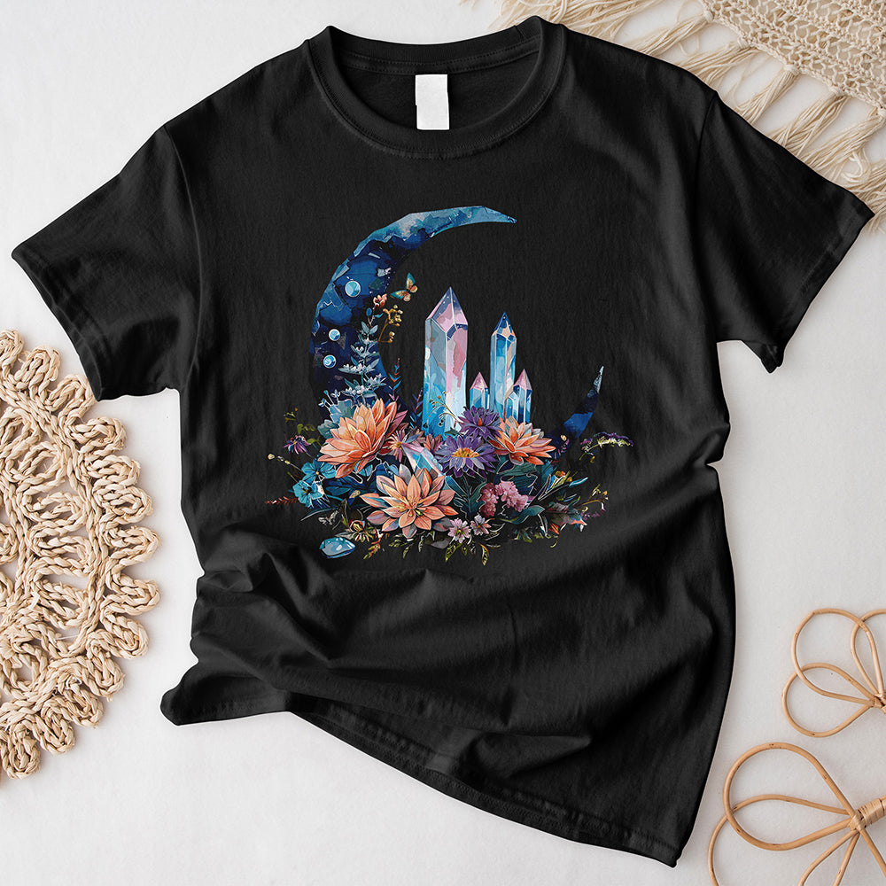Moonlit Crystal Garden T-shirt