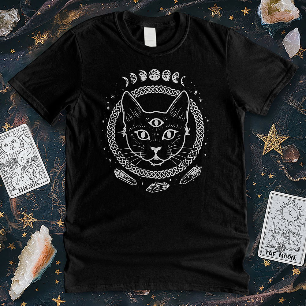 Third Eye Meow Moon T-Shirt