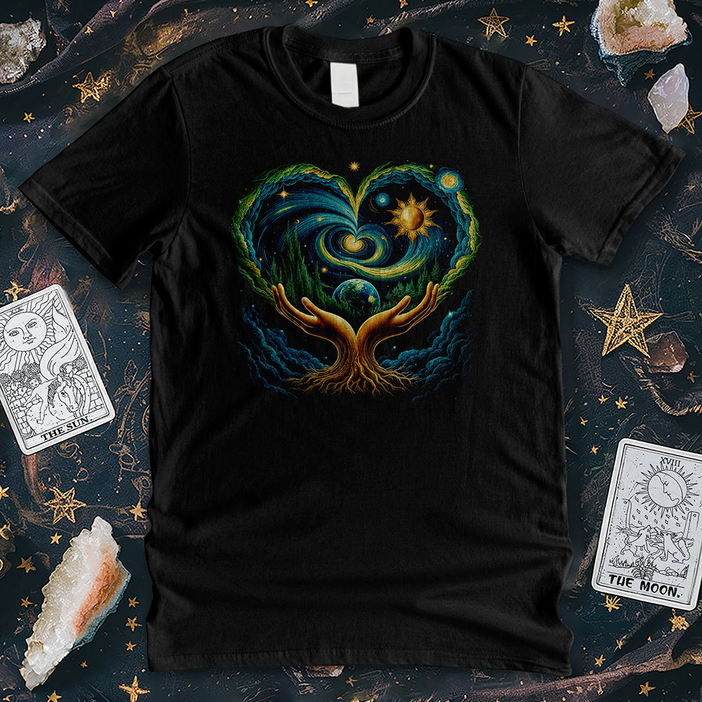 Cosmic Embrace T-Shirt