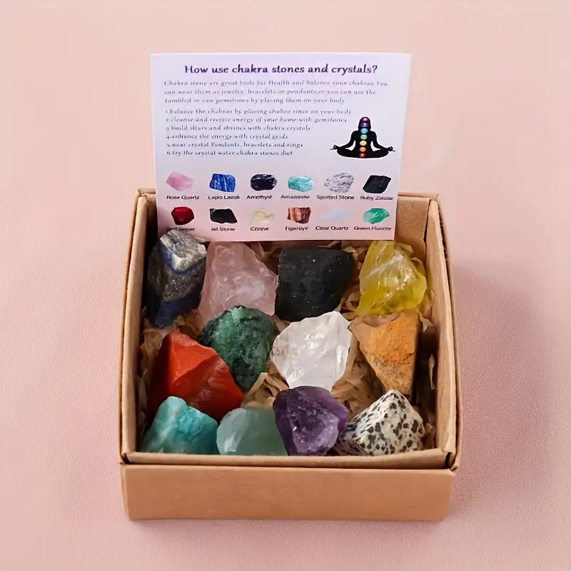 Chakra Stone Crystal Starter Set