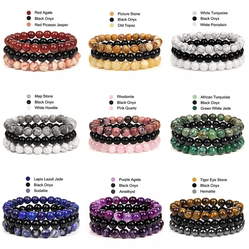 Crystal Bracelets Set