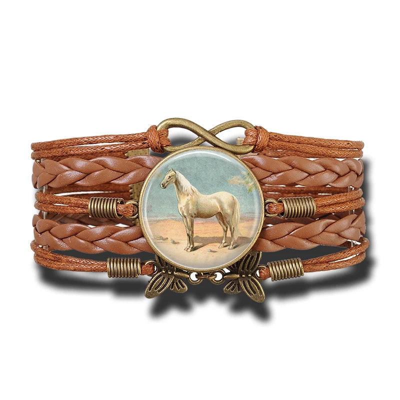 Wild Horse Infinity Wrap Bracelet