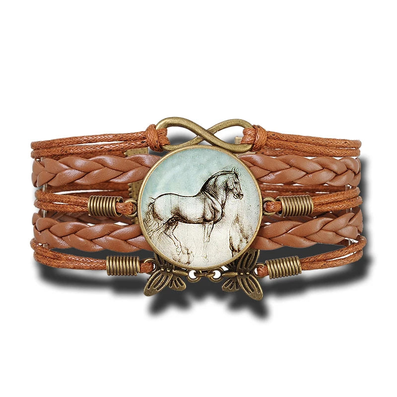 Wild Horse Infinity Wrap Bracelet