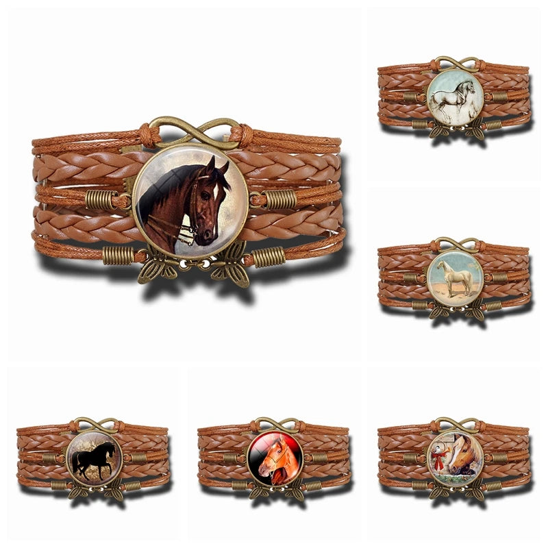 Wild Horse Infinity Wrap Bracelet