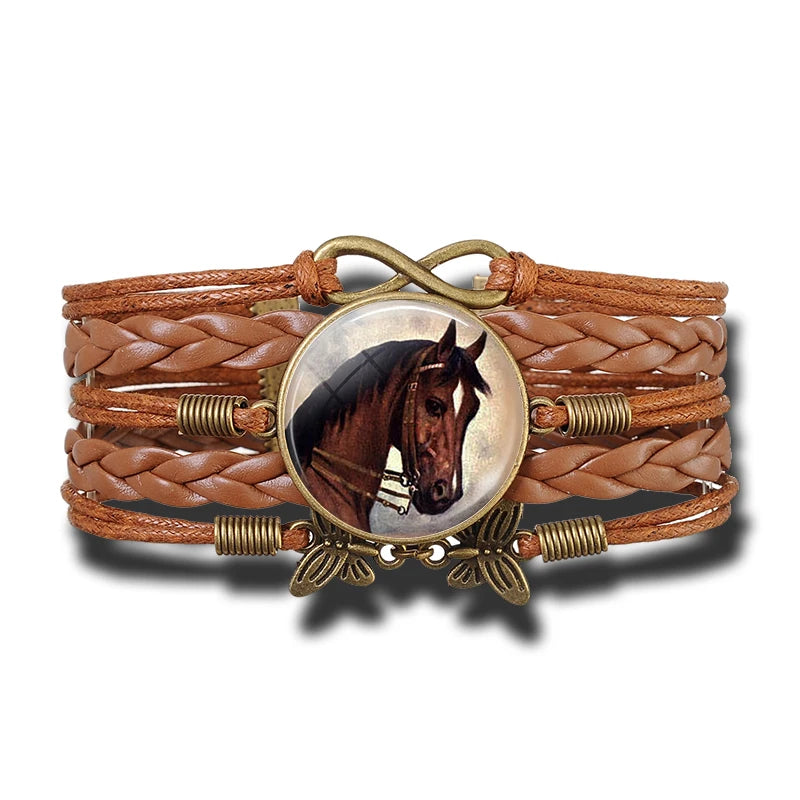 Wild Horse Infinity Wrap Bracelet