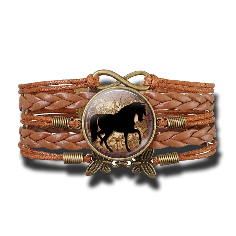 Wild Horse Infinity Wrap Bracelet