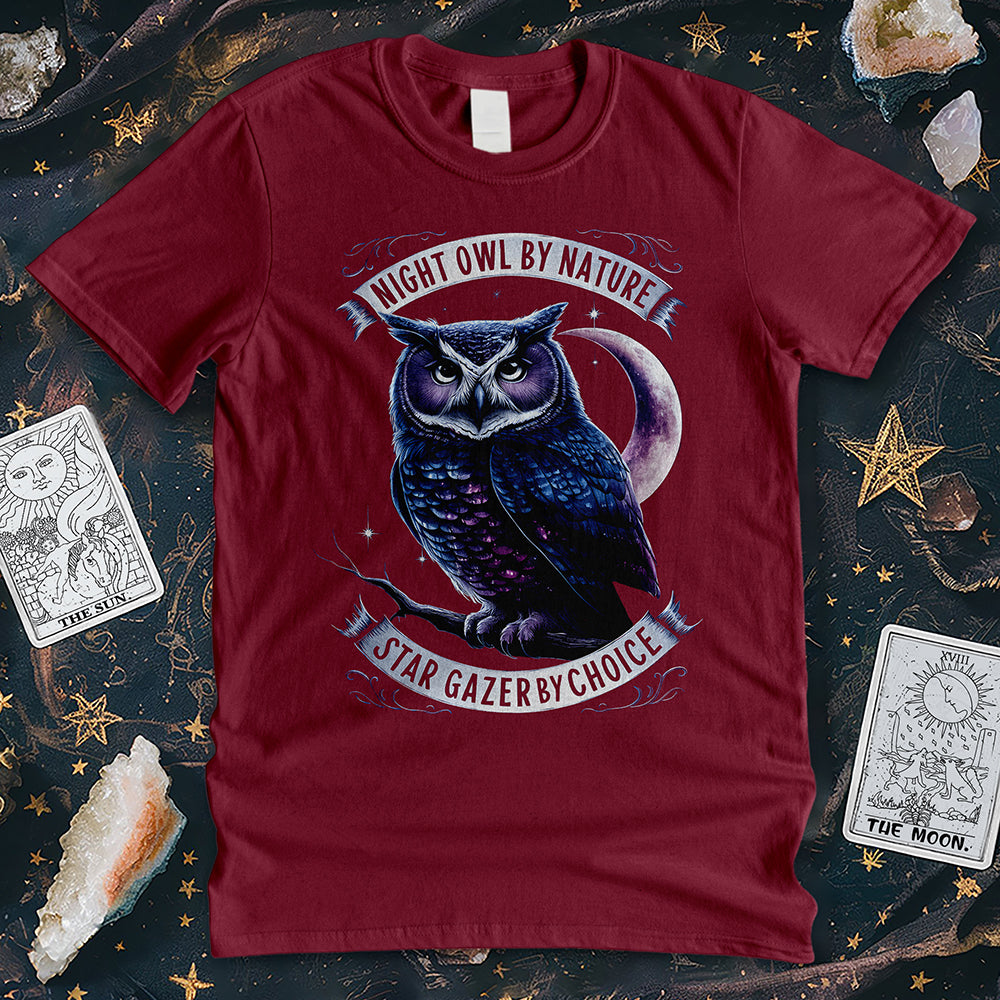 Celestial Owl Observer T-shirt