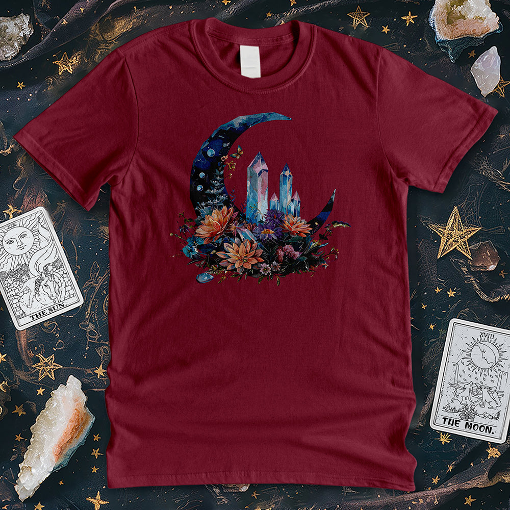 Moonlit Crystal Garden T-shirt