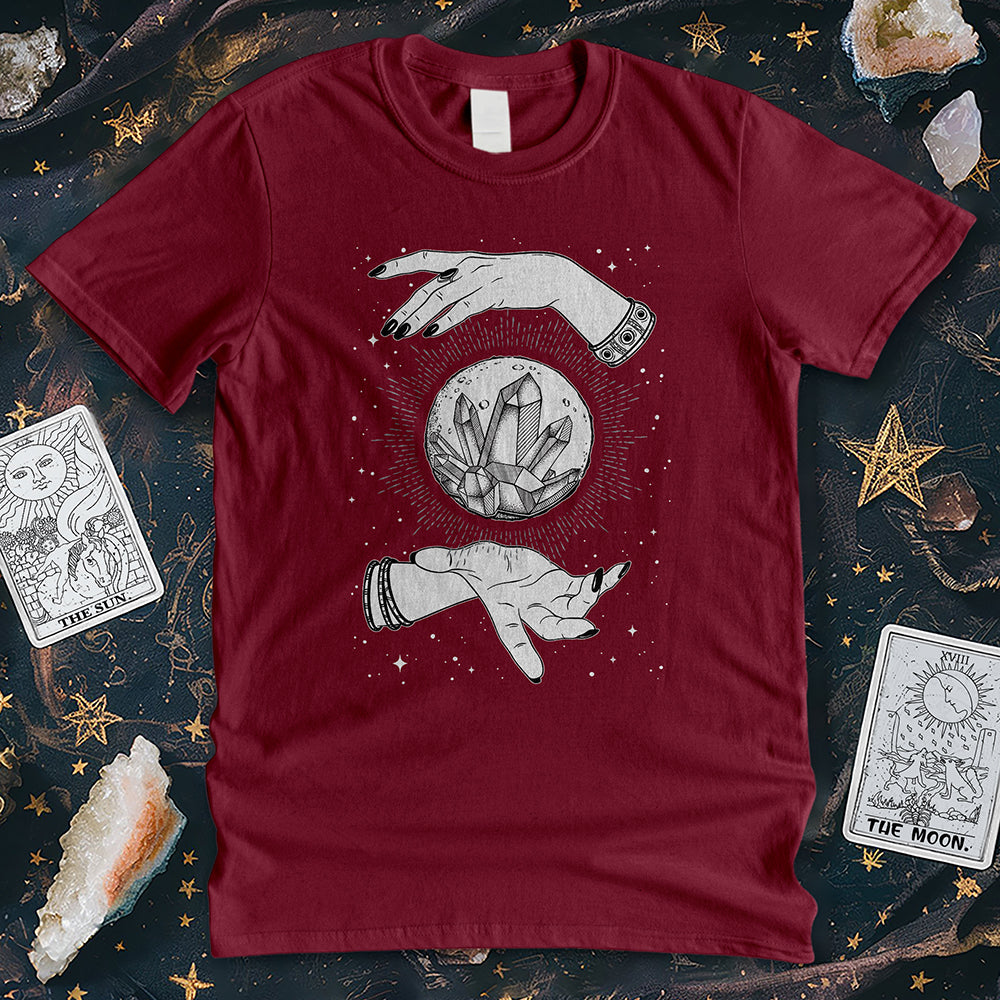 Crystal Moon with Hands T-Shirt