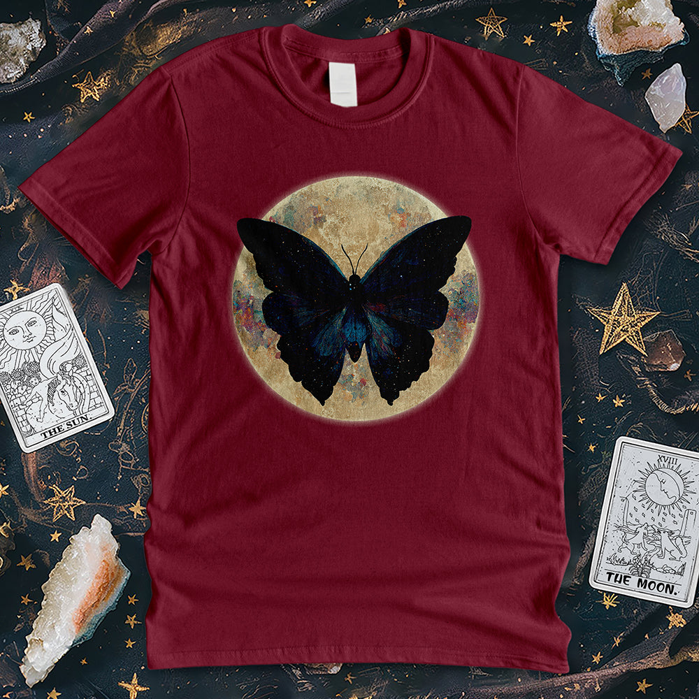 Butterfly Cosmic Moon T-Shirt