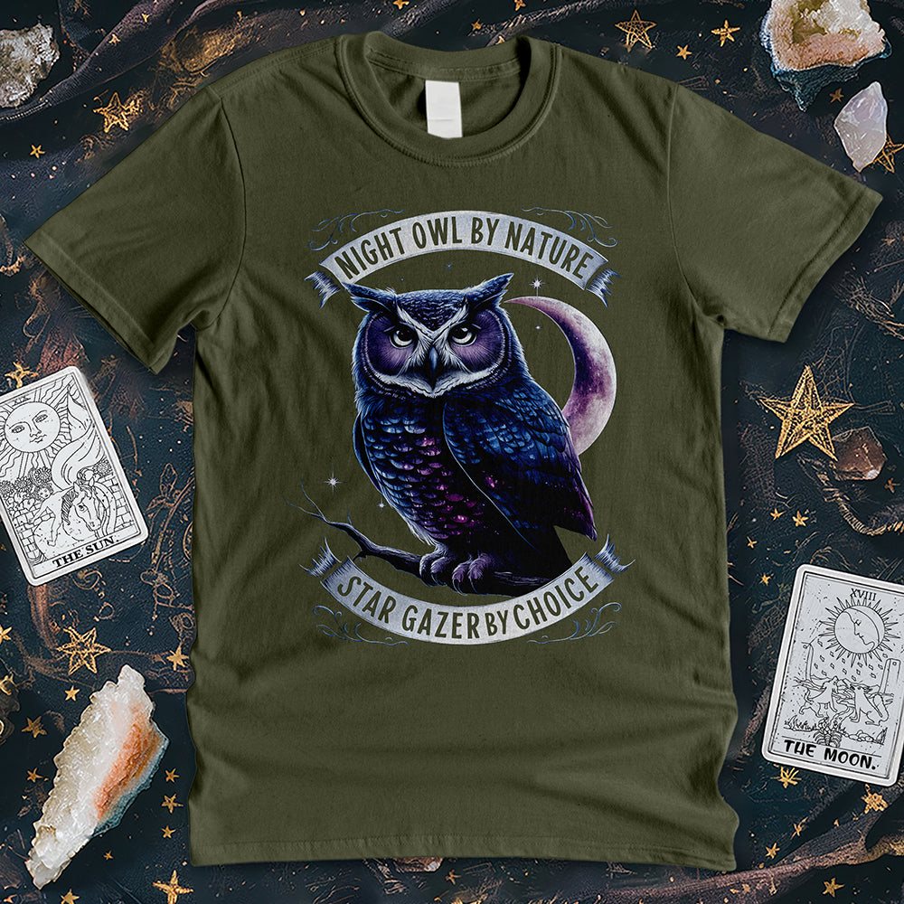 Celestial Owl Observer T-shirt