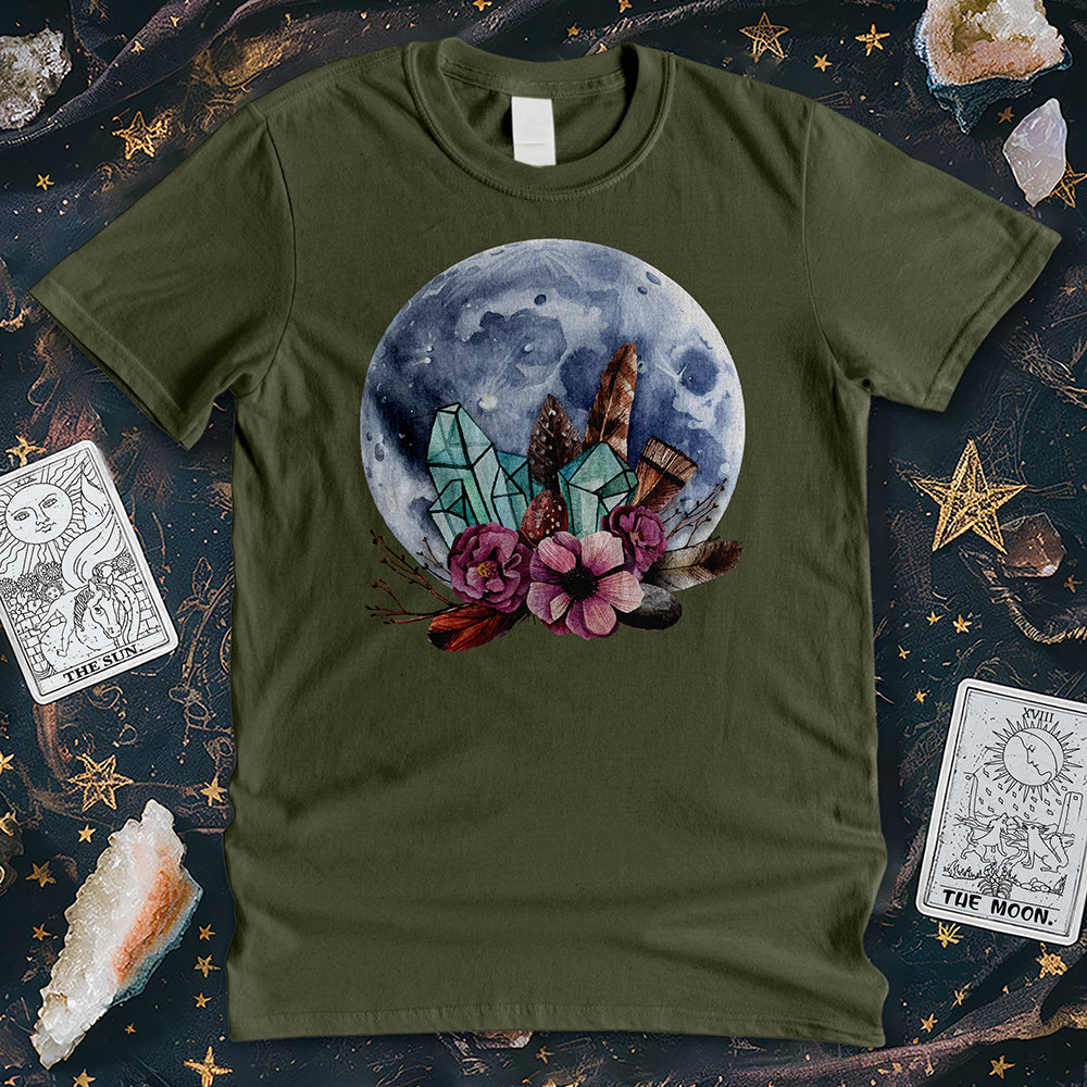 Crystal Flower Moon T-Shirt