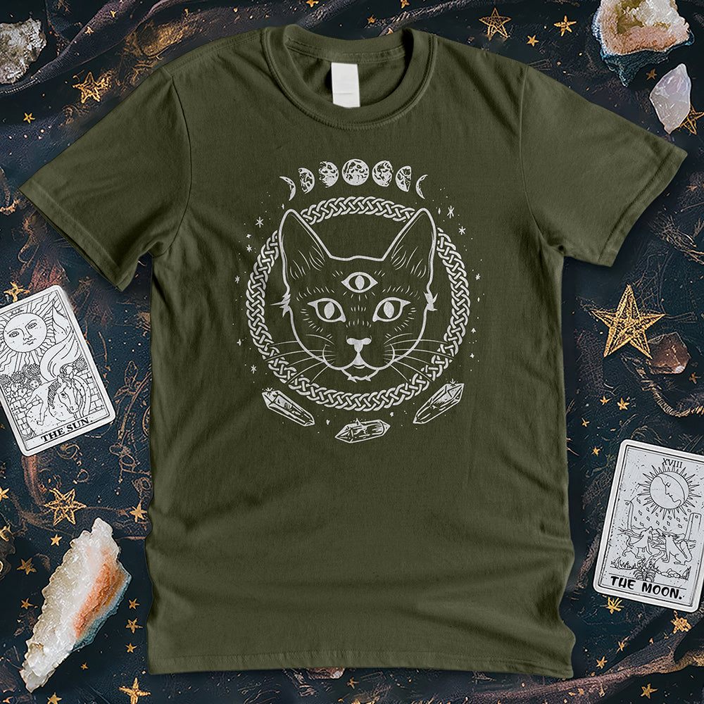 Third Eye Meow Moon T-Shirt