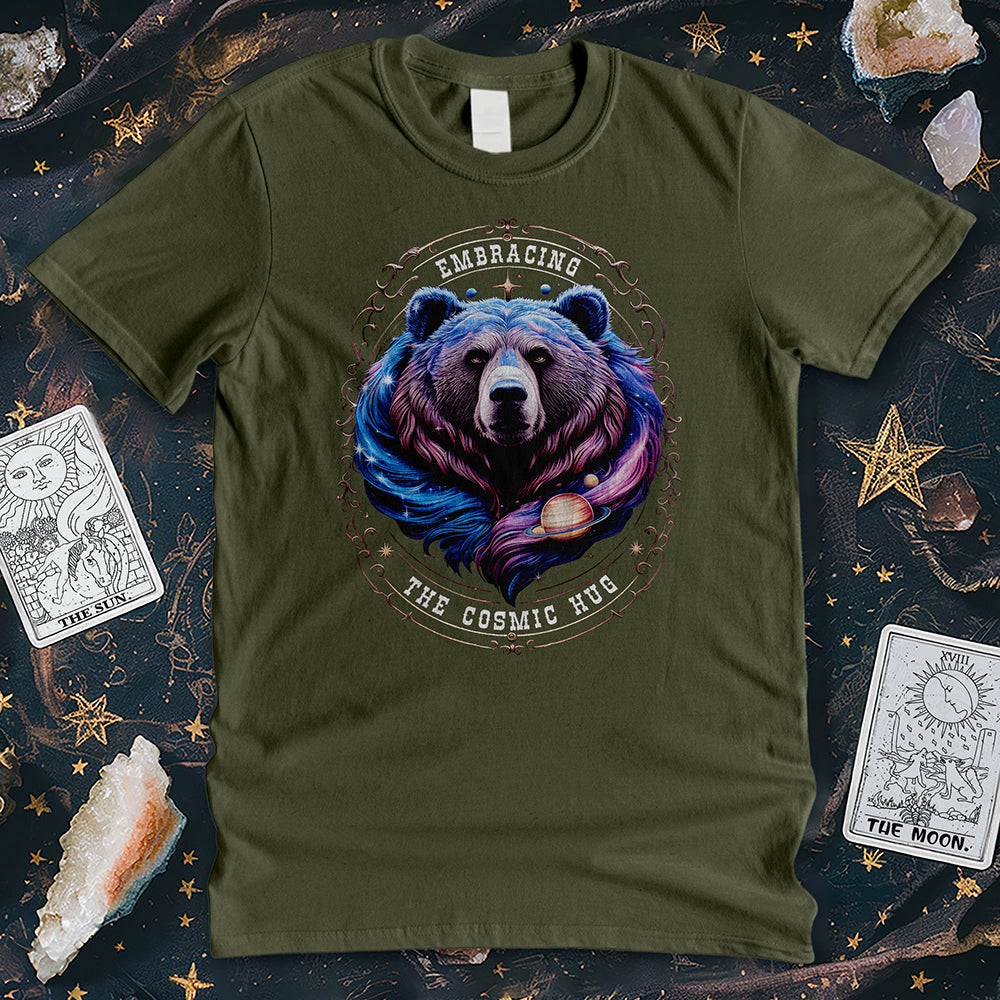 Celestial Bear Embrace T-Shirt