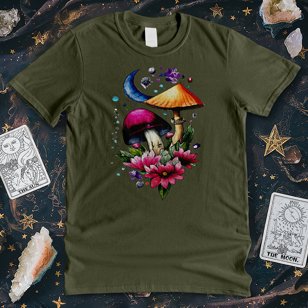 Mushrooms & Crystals T-Shirt