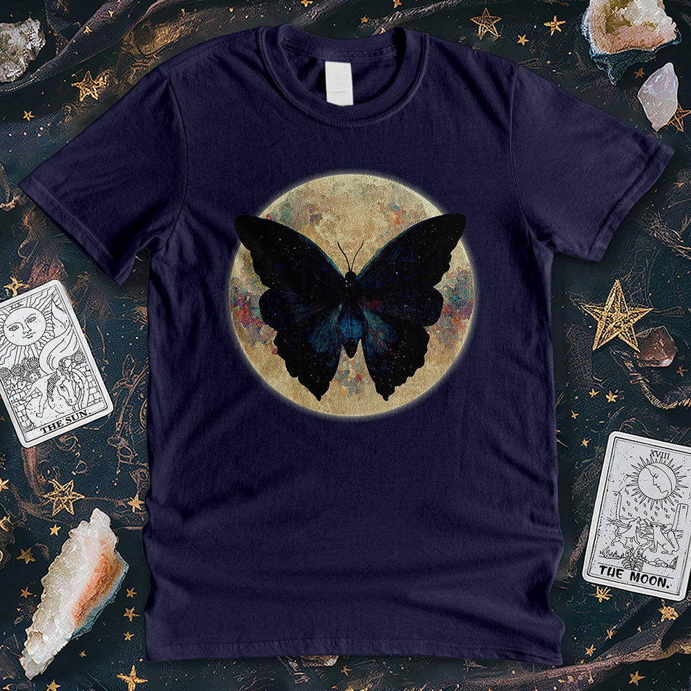 Butterfly Cosmic Moon T-Shirt