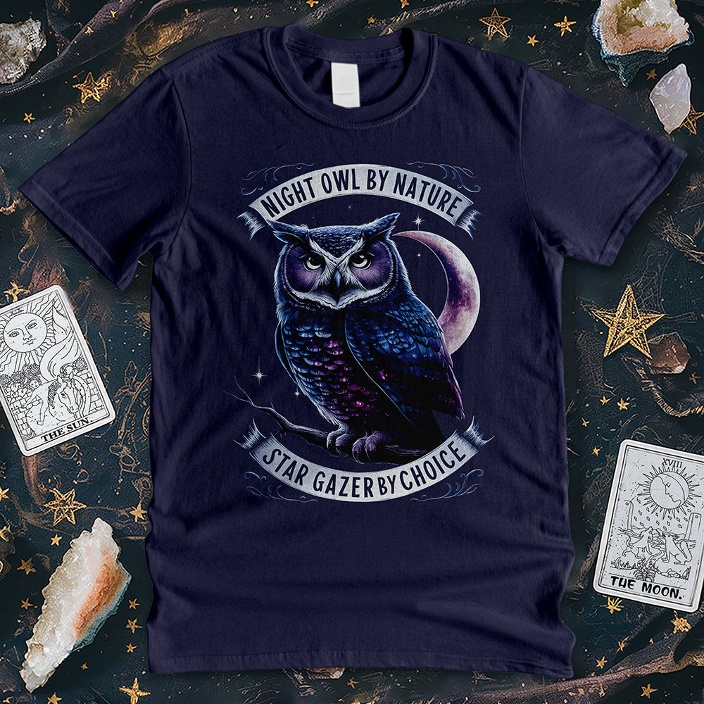 Celestial Owl Observer T-shirt