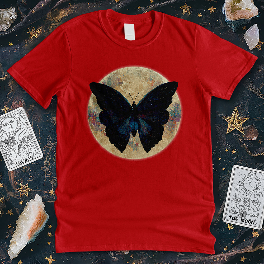 Butterfly Cosmic Moon T-Shirt