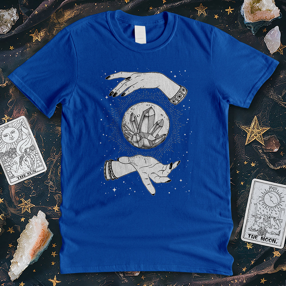 Crystal Moon with Hands T-Shirt