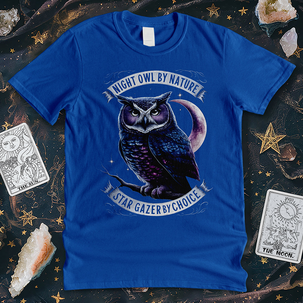 Celestial Owl Observer T-shirt