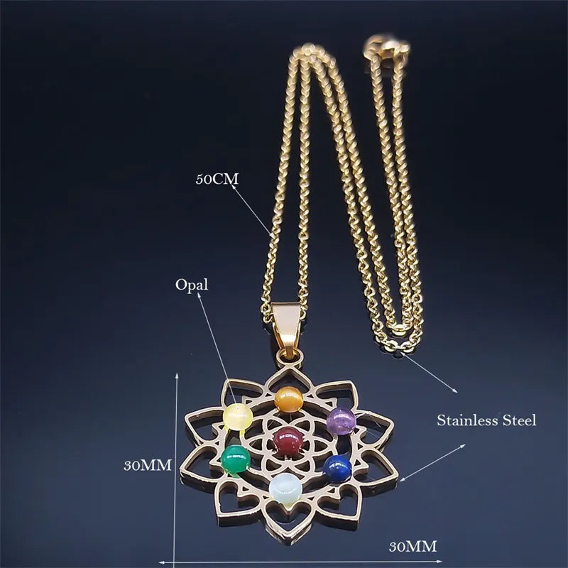Metatron's 7 Chakra Necklace
