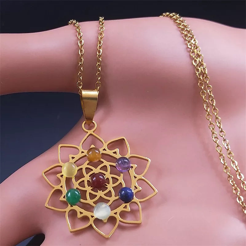 Metatron's 7 Chakra Necklace