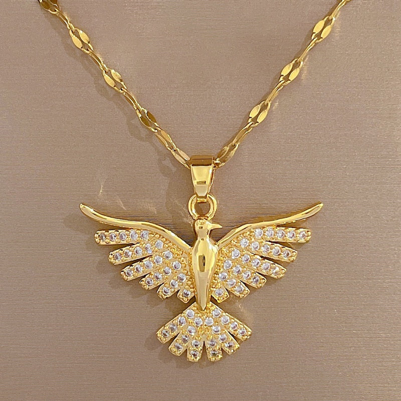Phoenix Glow Zircon Necklace