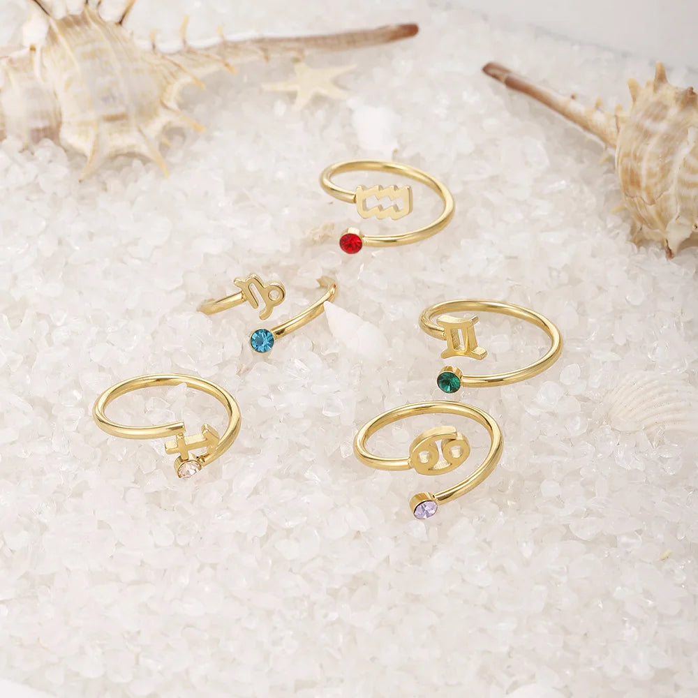 Constellation Gemstone Rings