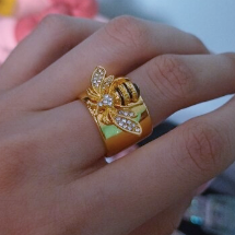 Boho Honeybee Ring