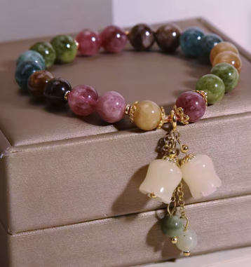 Lily Bloom Gemstone Bracelet