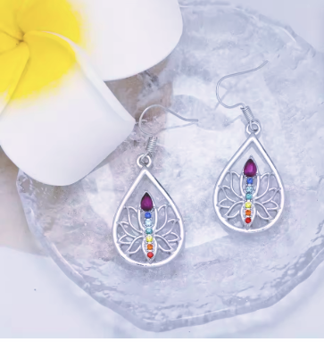 Aura Blossom Drop Earrings