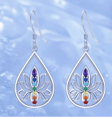 Aura Blossom Drop Earrings