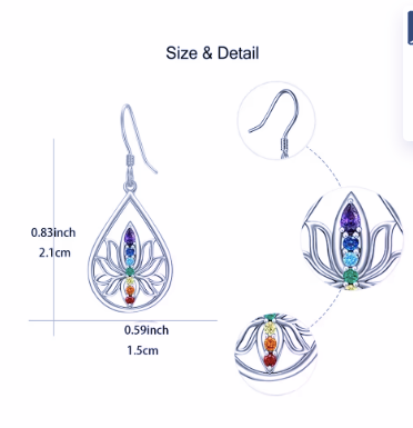 Aura Blossom Drop Earrings