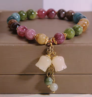 Lily Bloom Gemstone Bracelet