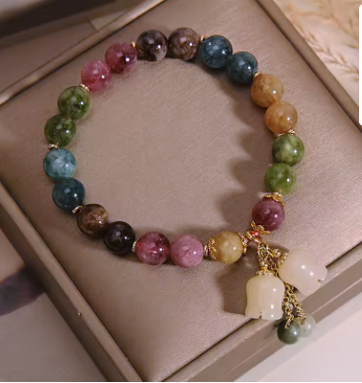 Lily Bloom Gemstone Bracelet