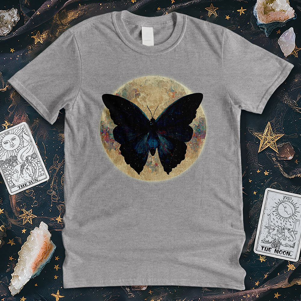 Butterfly Cosmic Moon T-Shirt