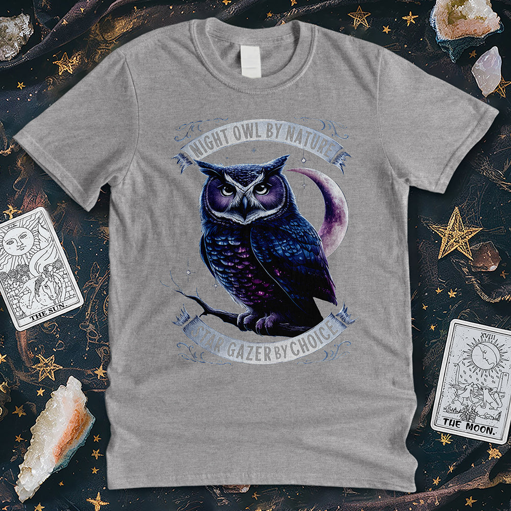 Celestial Owl Observer T-shirt