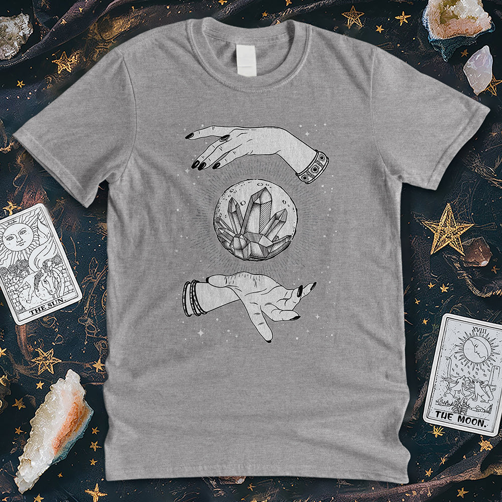 Crystal Moon with Hands T-Shirt