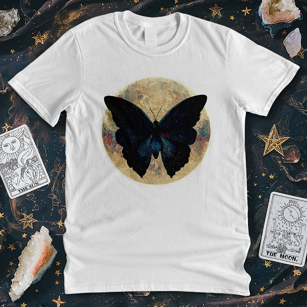 Butterfly Cosmic Moon T-Shirt