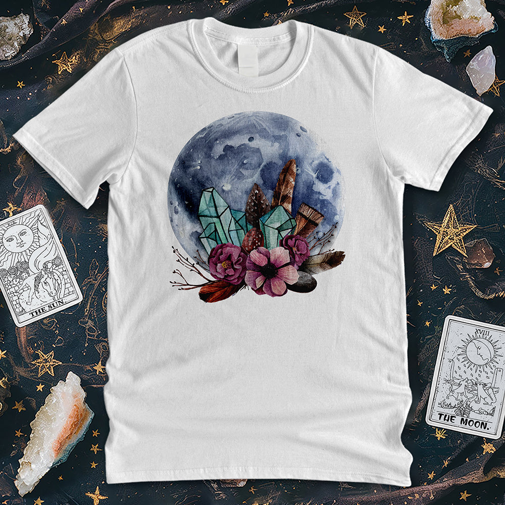 Crystal Flower Moon T-Shirt