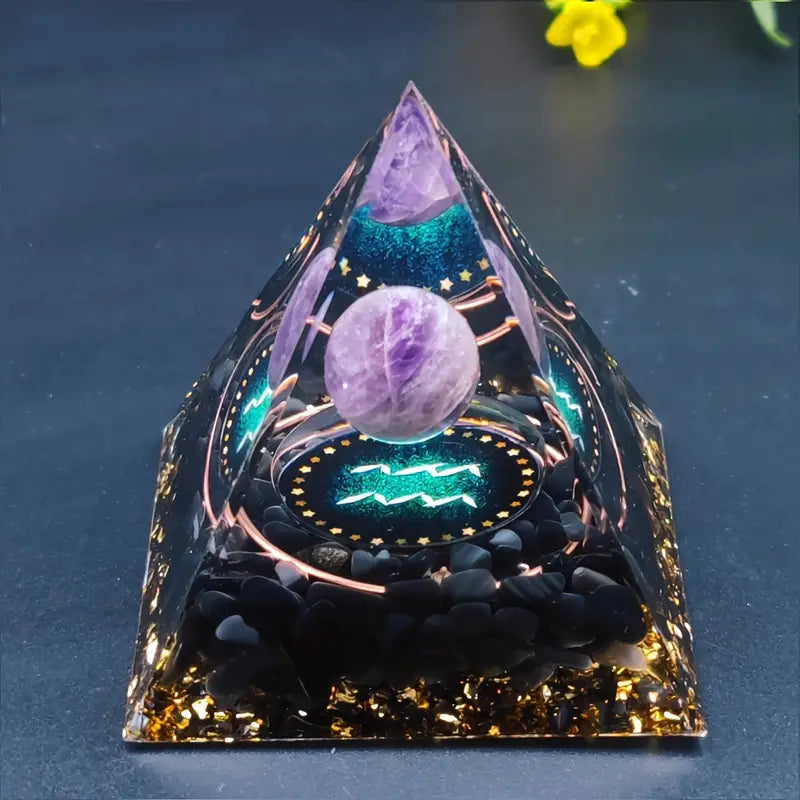 Cosmic Ascension Orgonite Pyramid