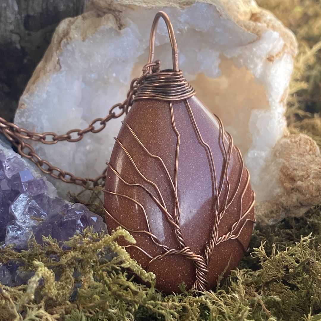 Natural Red Jasper - Tree of Life Collection