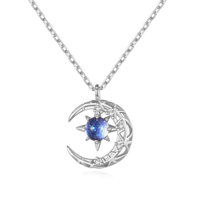Celestial Compass Starry Night Necklace