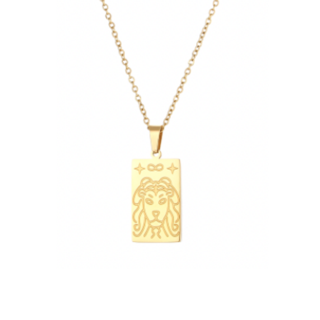 Lion Courage – Mystic Zodiac Manifestation Necklace Collection