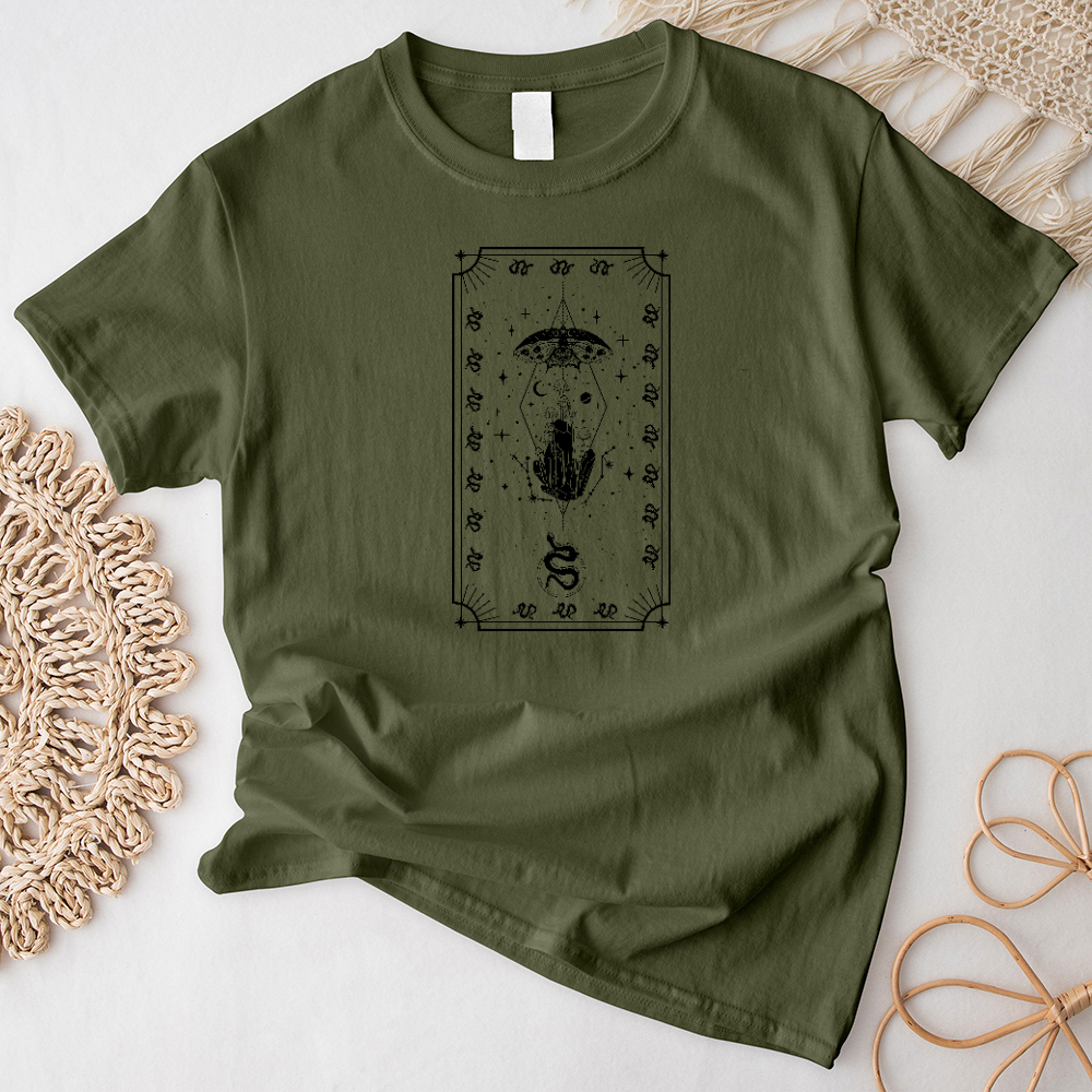 Tarot with Butterfly & Snakes T-Shirt