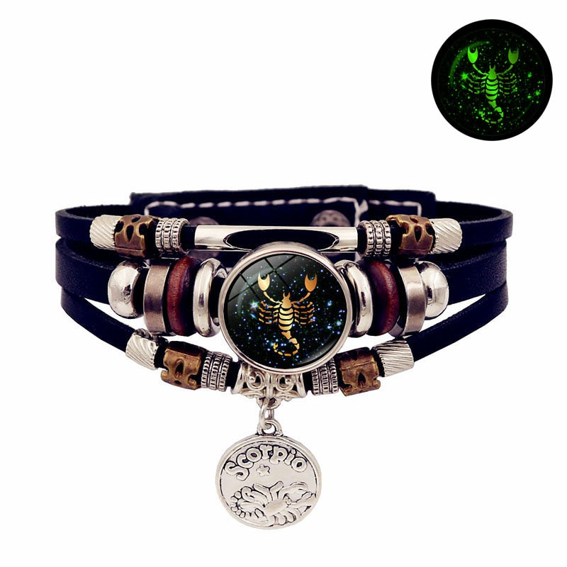 12 Constellations Zodiac Bracelets