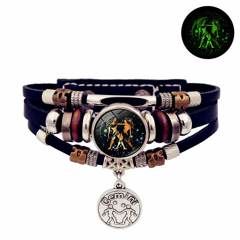 12 Constellations Zodiac Bracelets